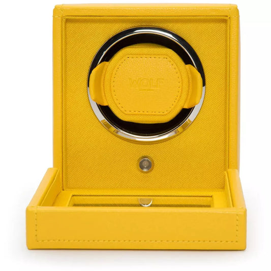 WOLF DESIGNS CUB SINGLE WATCH WINDER YELLOW