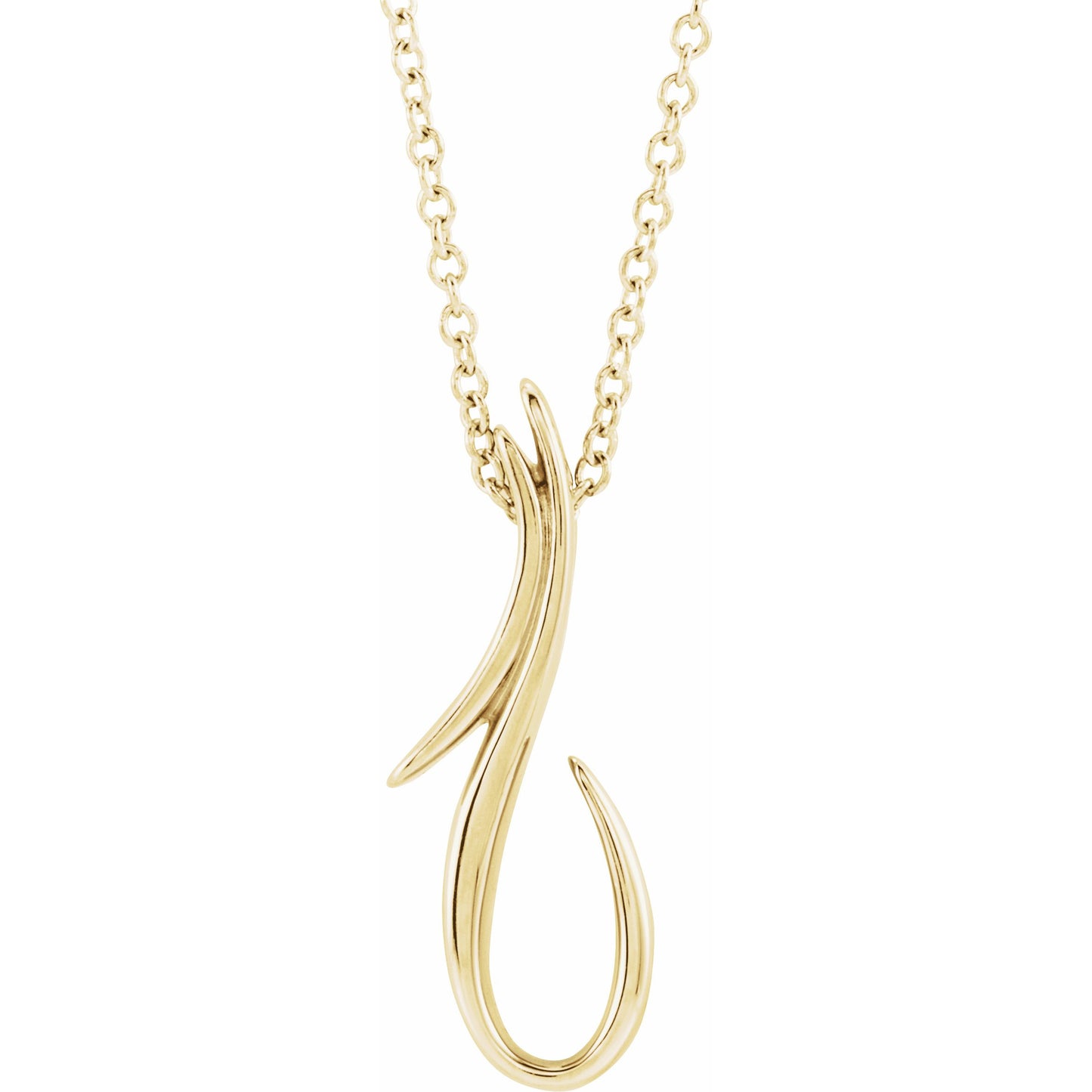 14K Yellow Freeform 16-18 Necklace
