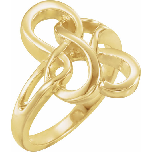 14K Yellow Freeform Ring