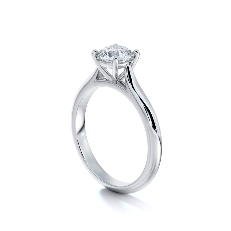 Sasha Primak Contoured Cathedral 4-Prong Solitaire
