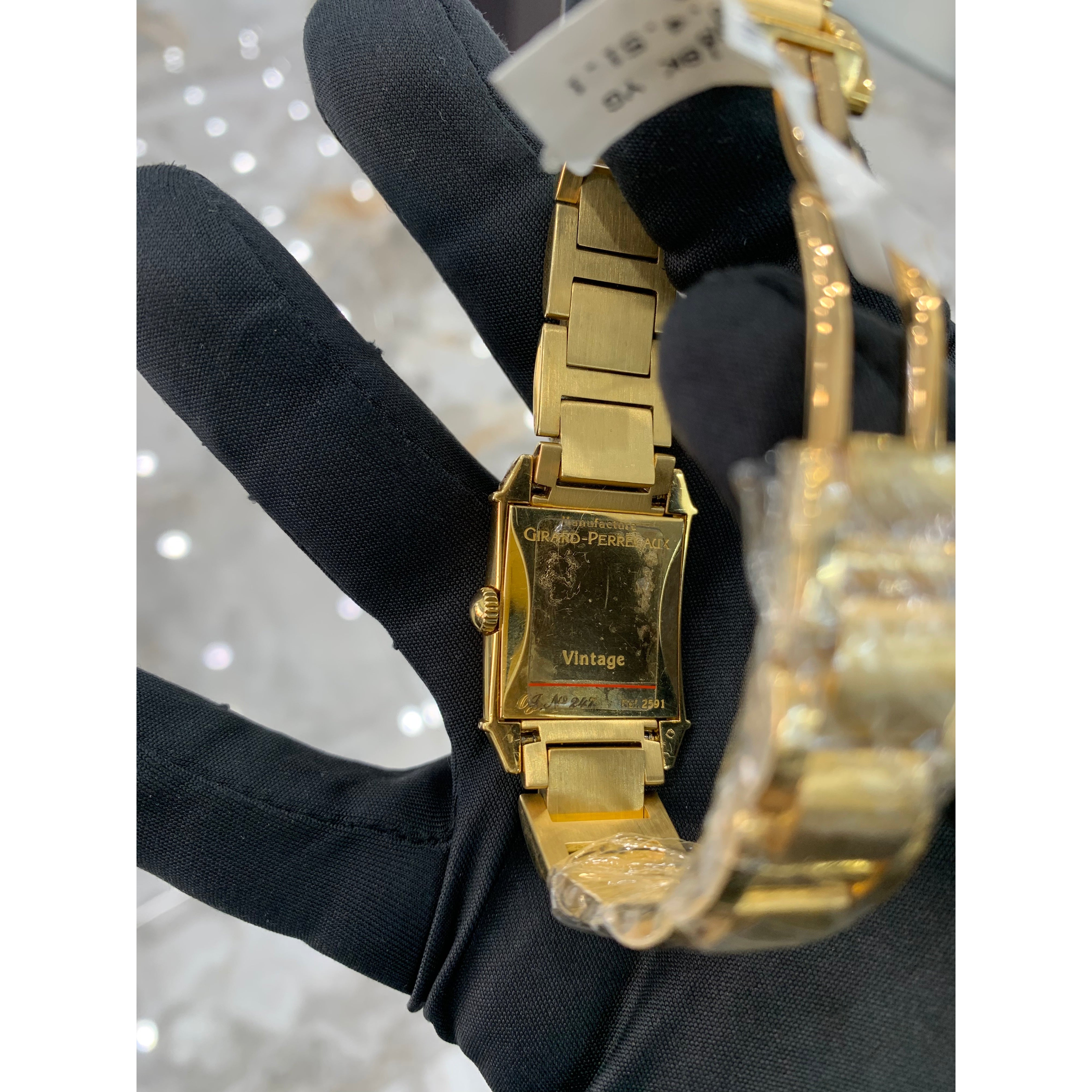 Western swiss quartz hotsell 22k gold electroplated price