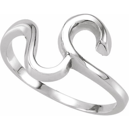 14K White Fashion Remount Base