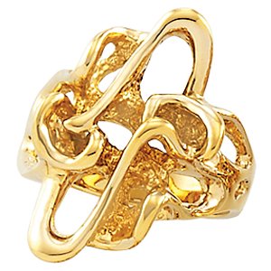 14K Yellow Nugget Ring