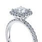 Sasha Primak Cushion Pave Halo Diamond Engagement Ring