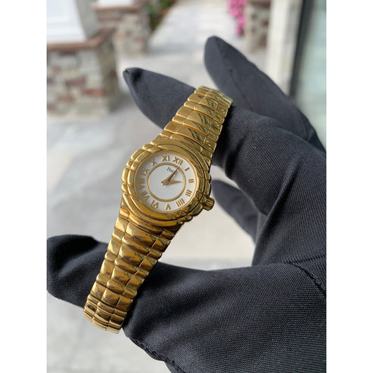 Piaget 18k Tanagra Yellow Gold  Roman Numerals