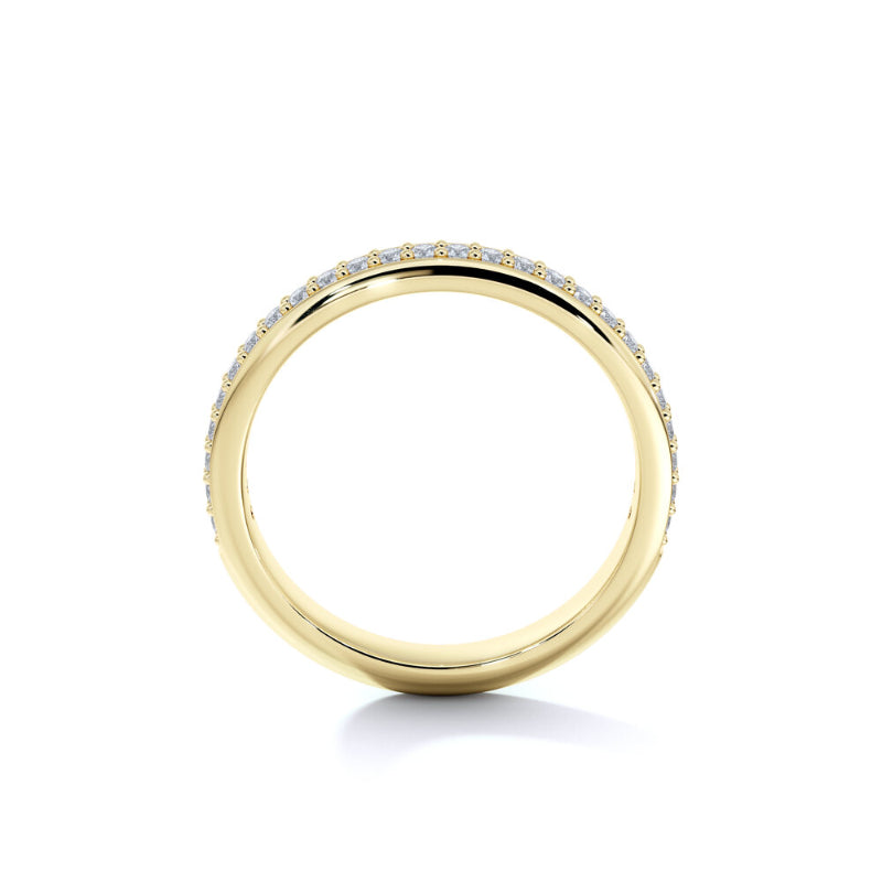 Sasha Primak Rounded Pave-Set Round Diamond Wedding Ring
