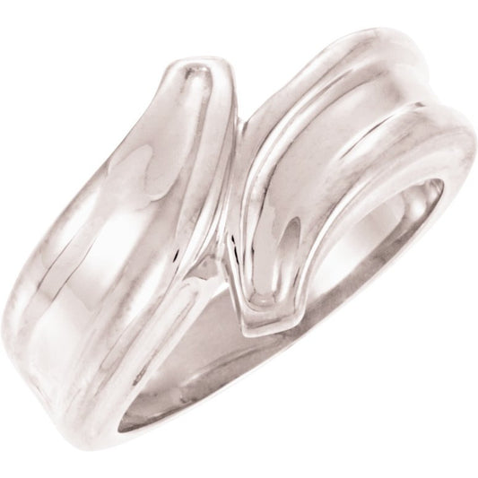 14K White Fashion Band