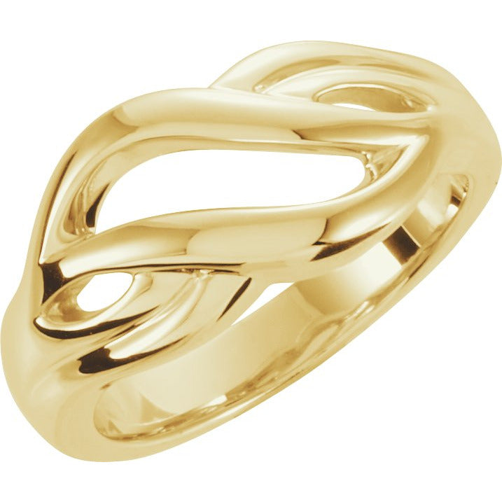 14K Yellow Freeform Remount Ring