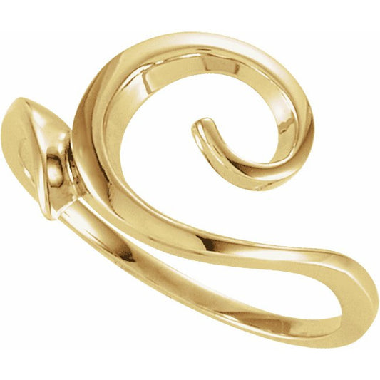 14K Yellow Freeform Ring