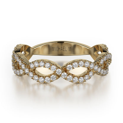 Braided Diamond Band