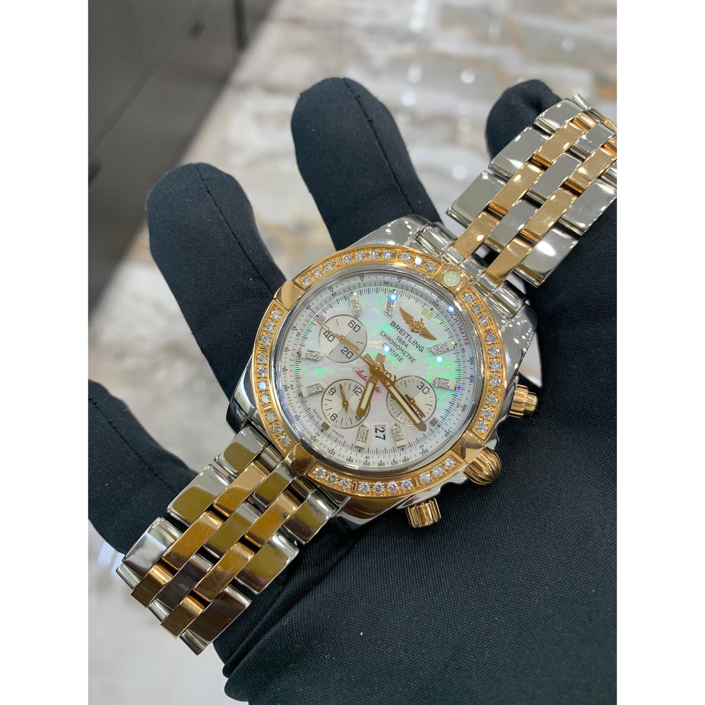 Breitling Chronomat Diamond Dial & Bezel 44mm