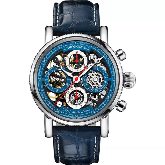 Opus Chronograph Blue Watch