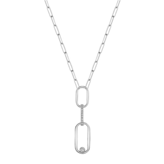 Michael M 14k White Gold Diamond Necklace