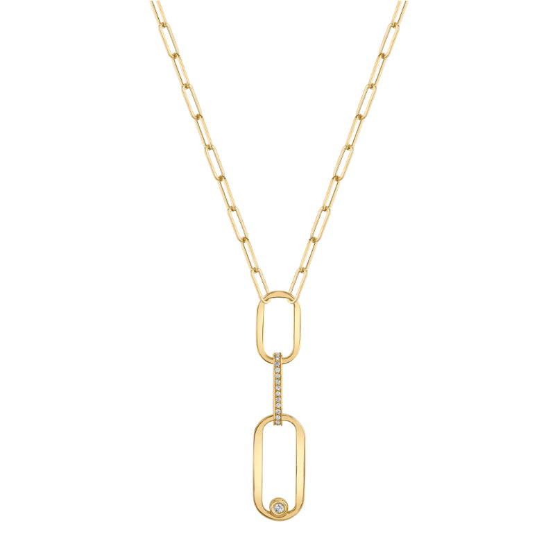 Michael M 14k Yellow Gold Diamond Necklace