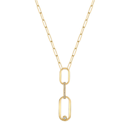 Michael M 14k Yellow Gold Diamond Necklace