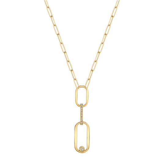 Michael M 14k Yellow Gold Diamond Necklace