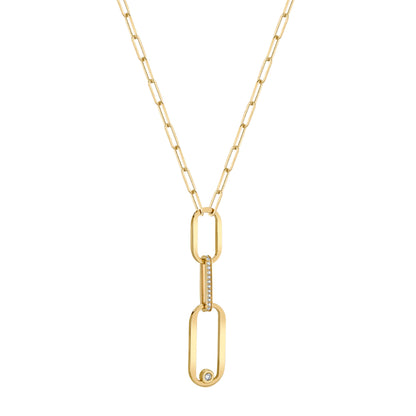 Michael M 14k Yellow Gold Diamond Necklace