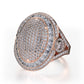 Michael M 18k Gold Rose Diamond Ring