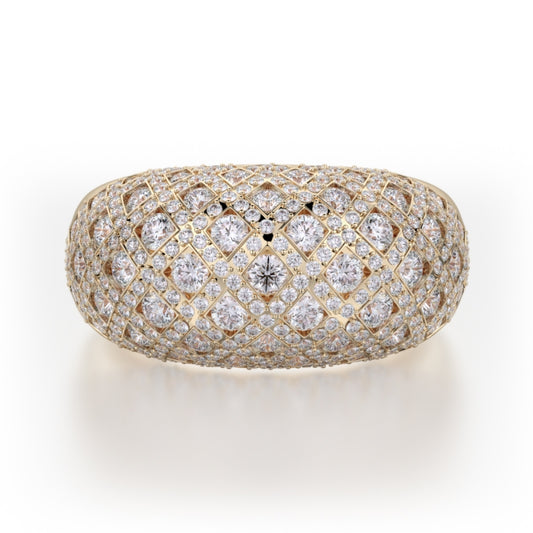 Michael M 14k Yellow Gold Diamond Ring