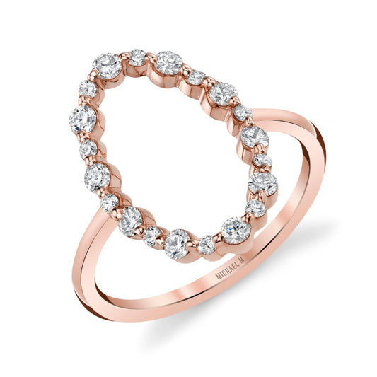 Michael M 14k Rose Gold Ring