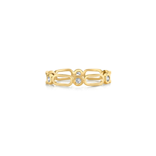 Michael M 14k Yellow Gold Diamond Ring