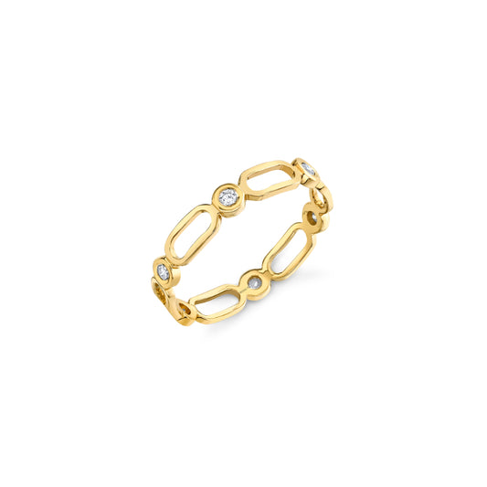 Michael M 14k Yellow Gold Diamond Ring