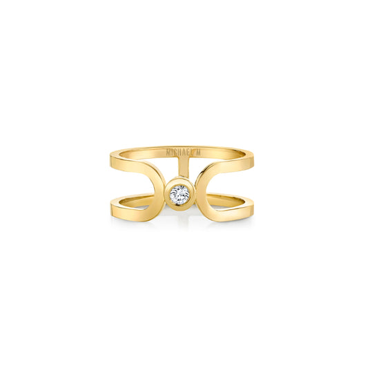 Michael M 14k Yellow Gold Diamond Ring
