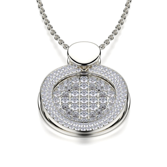 Michael M 18k Gold White Diamond Pendant