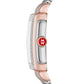 Michele Deco Madison Mid Two-Tone Pink Gold Diamond Complete Watch