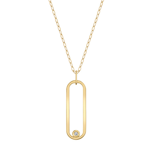 Michael M 14k Yellow Gold Diamond Pendant