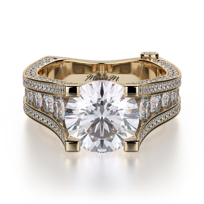 Michael M 18k Yellow Gold Strada Engagement Ring