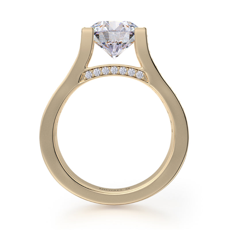 Michael M 18k Yellow Gold Stella Engagement Ring