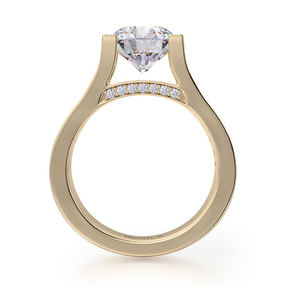 Michael M 18k Yellow Gold Stella Engagement Ring