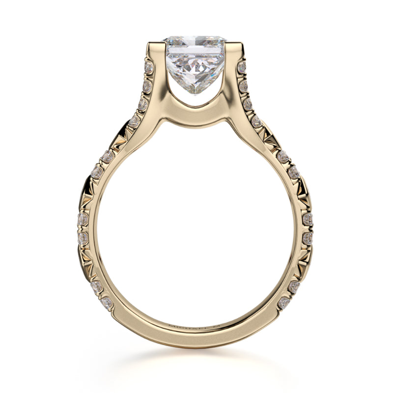 Michael M 18k Yellow Gold Europa Engagement Ring