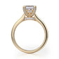 Michael M 18k Yellow Gold Love Engagement Ring