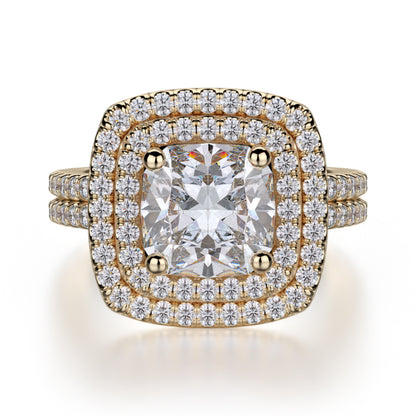 Michael M 18k Yellow Gold Europa Engagement Ring