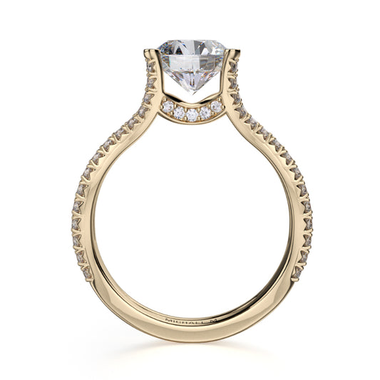 Michael M 18k Yellow Gold Monaco Engagement Ring
