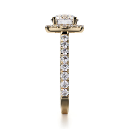 Michael M 18k Yellow Gold Monaco Engagement Ring