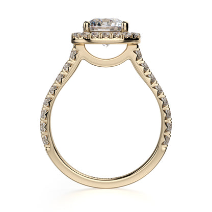 Michael M 18k Yellow Gold Monaco Engagement Ring