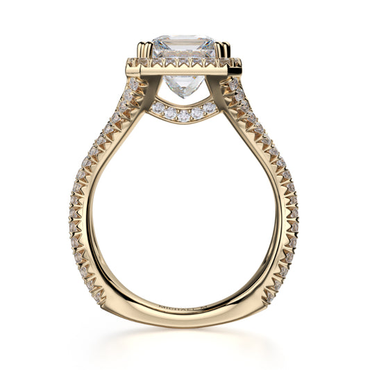 Michael M 18k Yellow Gold Monaco Engagement Ring