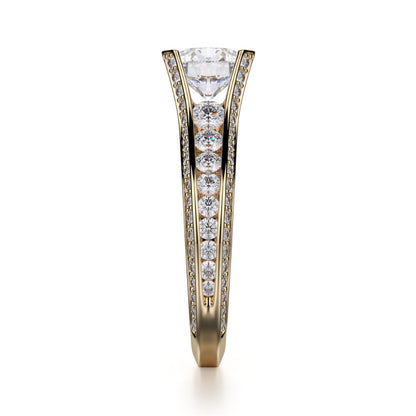 Michael M 18k Yellow Gold Strada Engagement Ring