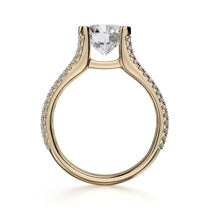 Michael M 18k Yellow Gold Strada Engagement Ring