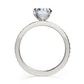 Michael M 18k White Gold Bold Engagement Ring