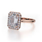 Michael M 18k Rose Gold Bold Engagement Ring
