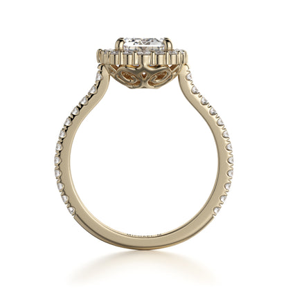 Michael M 18k Yellow Gold Defined Engagement Ring