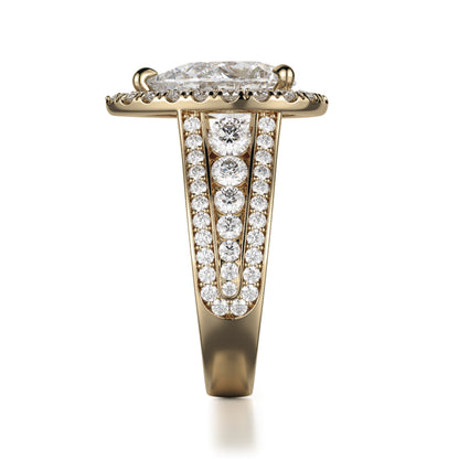 Michael M 18k Yellow Gold Stella Engagement Ring