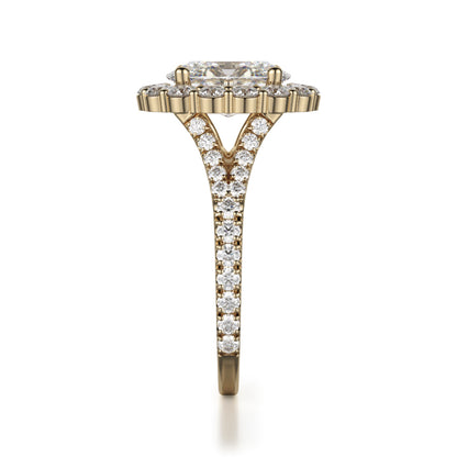 Michael M 18k Yellow Gold Defined Engagement Ring