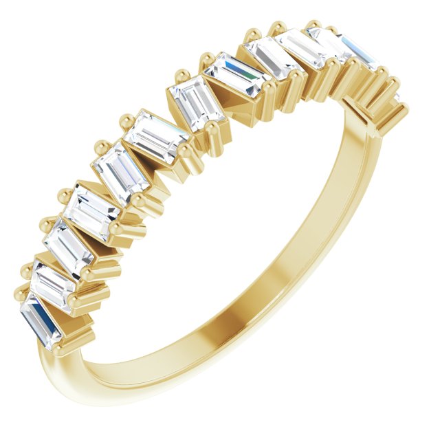 14K Yellow 1/2 CTW Diamond Anniversary Band