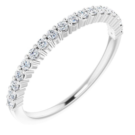 14K White 1/4 CTW Diamond Anniversary Band