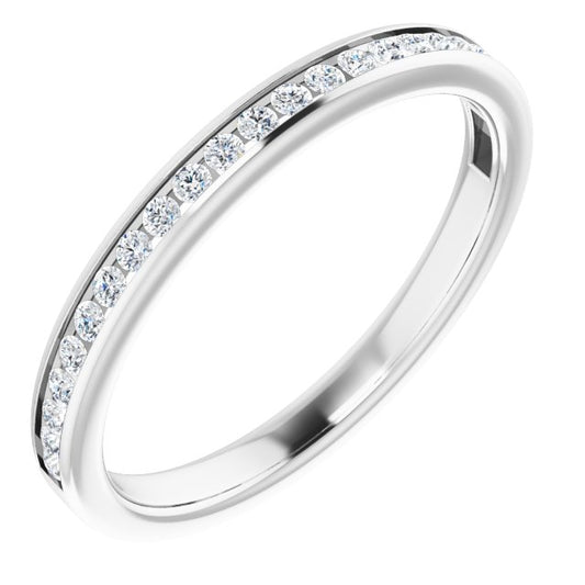 Platinum 1/5 CTW Diamond Anniversary Band